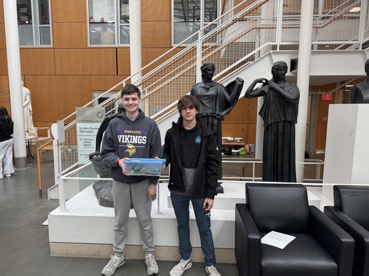 Sam Moore and Muhammad Murray at Cornell.
