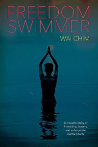 The Book Cover for Freedom Swimmer. https://shop.scholastic.com/parent-ecommerce/books/freedom-swimmer-9781338656138.html
