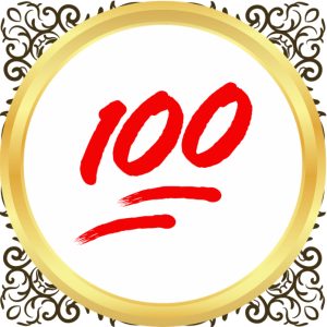 The number 100